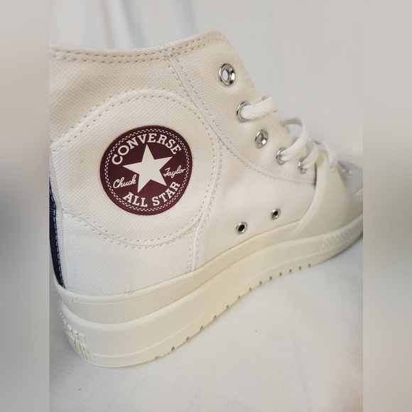 NWOB Chuck Taylor All Star Construct Colorblock White 10 - Picture 5 of 6